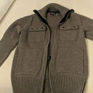 Barbour Zip-up Sweater - Almost New 100% Wool